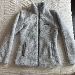 Patagonia Women's Light Gray Teddy Jacket